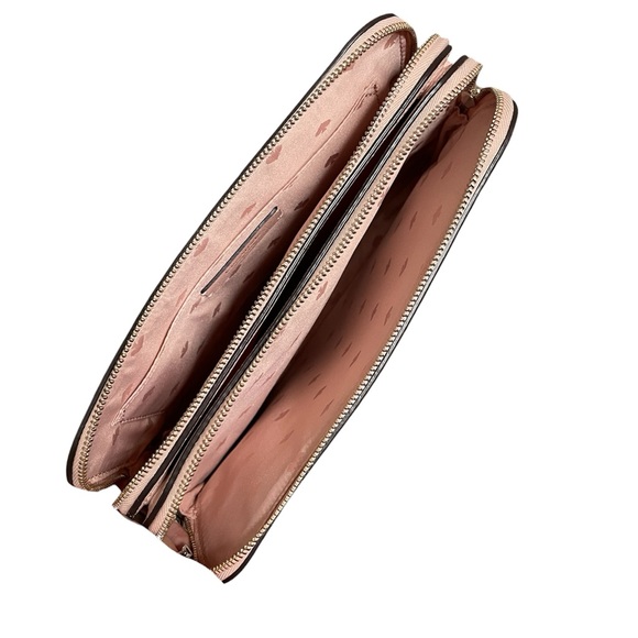 Kate Spade By the Pool Flamingo Novelty Triple Compartment Pink Crossbody Bag - Picture 6 of 10